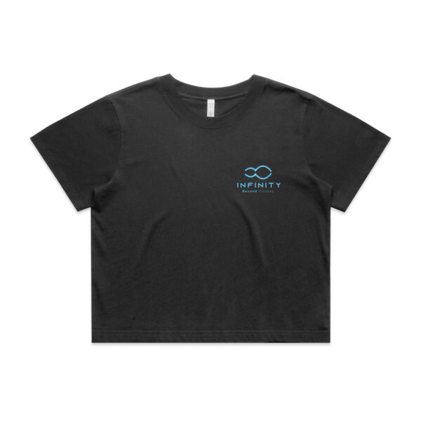 INFINITY  - WOMENS HEAVY FADED CROP TEE Thumbnail